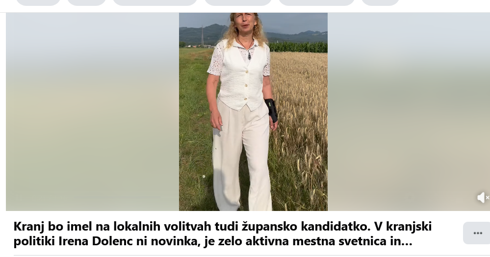Trma napovedala zdavnaj, Irena Dolenec bo kandidirala.....